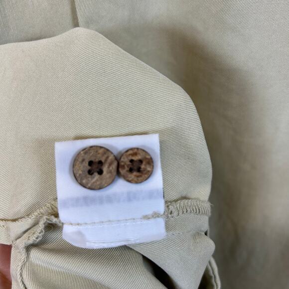 Tommy Bahama Vintage Silk Button Down Shirt “Casting Agent” Graphic Men’s Size S - Picture 8 of 8